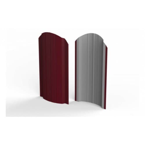 Металлический штакетник Premium 0.5x1800 RAL 3005 Вишнёвый