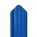 Металлический штакетник Фигурный 0.45x1500 RAL 5005 Синий
