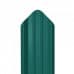 Металлический штакетник Фигурный 0.5x2000 RAL 6005 Зелёный