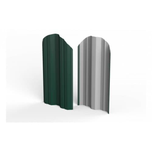 Металлический штакетник Modern 0.5x1800 RAL 6005 Зелёный