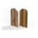 Металлический штакетник Modern 0.5x1500Орех 3D
