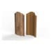 Металлический штакетник Prestige 0.5x2000 Орех 3D