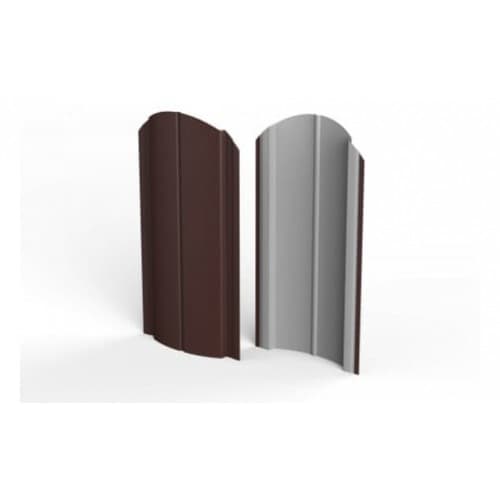Металлический штакетник Royal 0.4x1800 RAL 8017 Коричневый